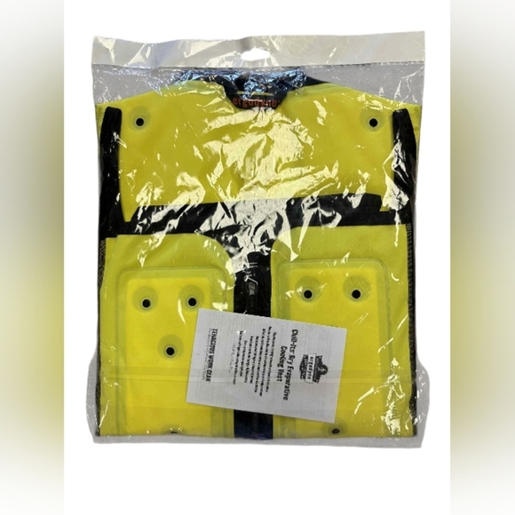 Ergodyne Chill-Its® 6685 Dry Evaporative Cooling Vests, Large, High Vis NWT - Picture 3 of 4